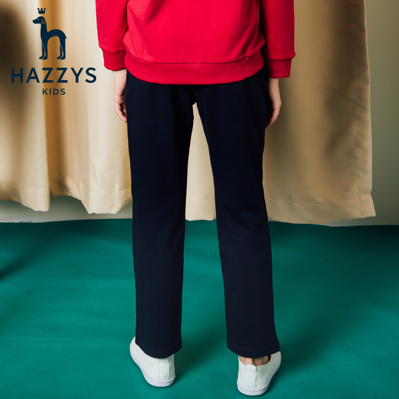 Hazzys Haggis trai Casual Pants mùa thu / mùa đông Sản phẩm mới Big Kids Loose Tight tinh khiết Thời trang Quần bó sát