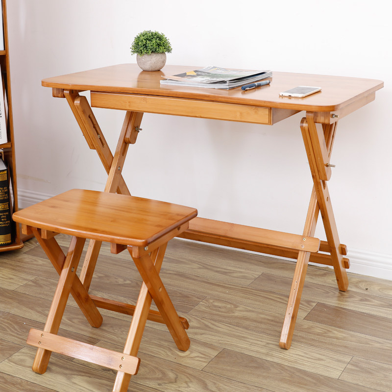Nanzhu study table desk children's learning folding table student special training table height adjustable