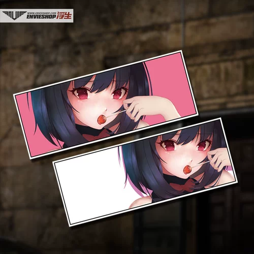 Оригинальная японская наклейка, светоотражающий электромобиль