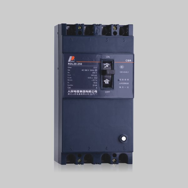 People's appliances RDL20 Series earth leakage circuit breaker RDL20-250 4300 160-250A