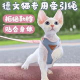 Devin Специализированные тяги веревки, чтобы вырваться из немецкой кошки безволосой кошки и веревки для кошек