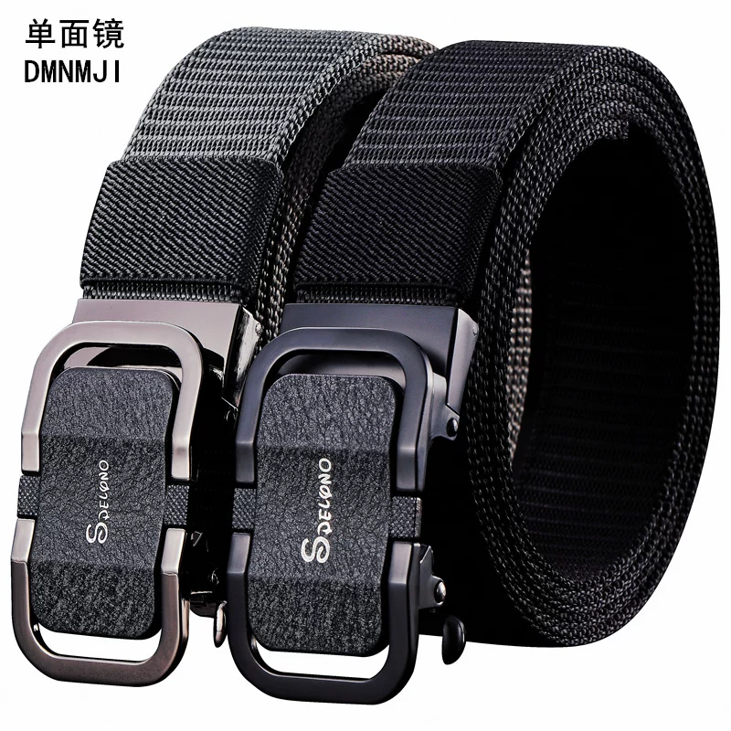 Men's cloth belt, universal trend buckle for students, Korean style