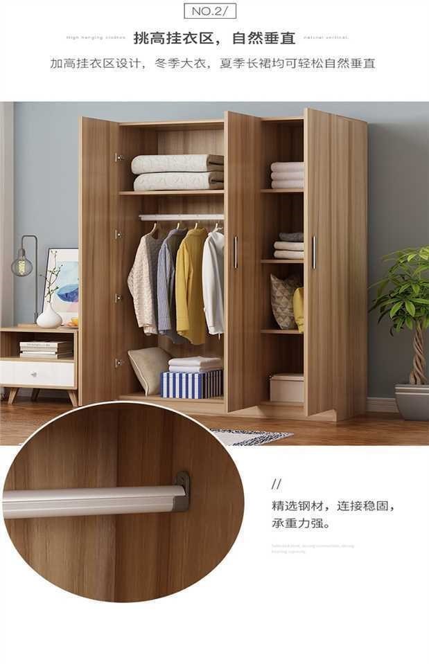 2018 mới góc chống ẩm tủ phòng căn hộ đơn căn hộ nhỏ nội thất tủ quần áo kinh tế cloakroom tiền sảnh - Buồng tủ âm tường phòng ngủ