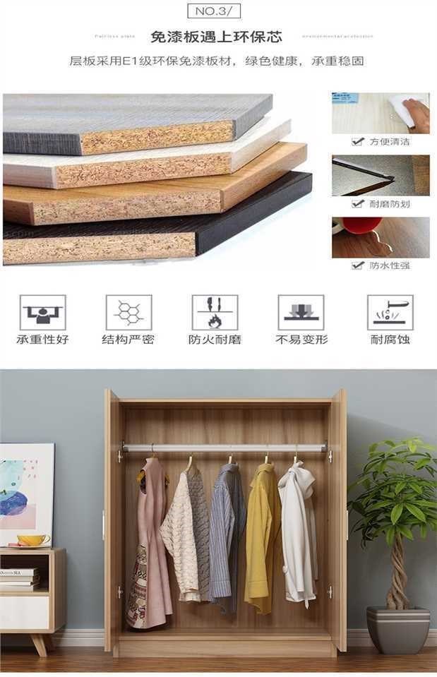 2018 mới góc chống ẩm tủ phòng căn hộ đơn căn hộ nhỏ nội thất tủ quần áo kinh tế cloakroom tiền sảnh - Buồng tủ âm tường phòng ngủ