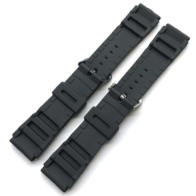 Für Casio Swordfish MDV-106 107 MTP-VD01 Gummi-Uhrenarmband 22 mm wasserdichtes, schweißfestes Silikon-Uhrenzubehör für Herren – Detail 8