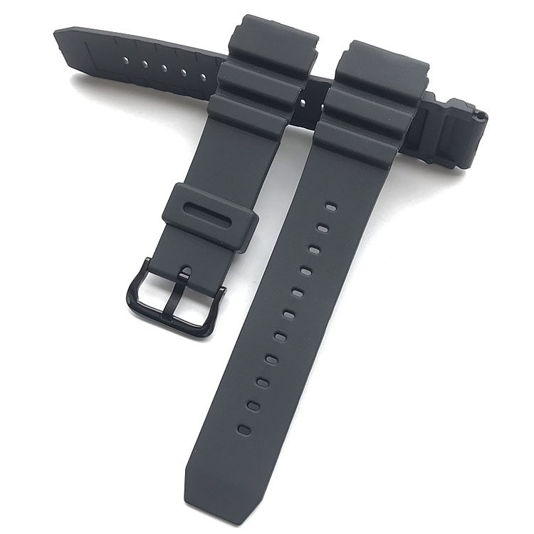 Für Casio Swordfish MDV-106 107 MTP-VD01 Gummi-Uhrenarmband 22 mm wasserdichtes, schweißfestes Silikon-Uhrenzubehör für Herren – Detail 3