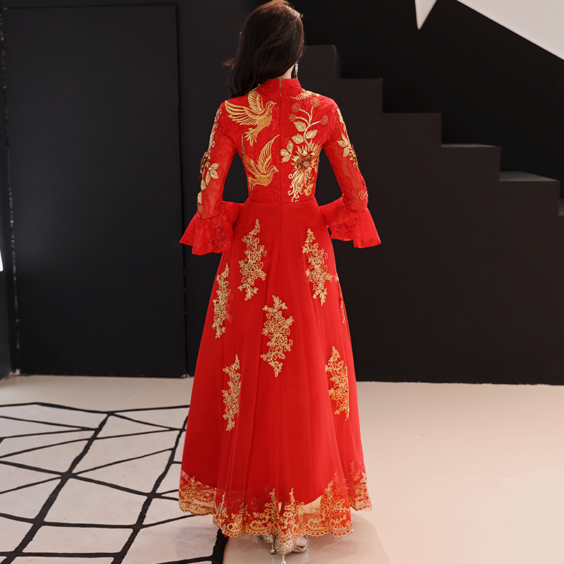 Robe de soirée manchon de cloche - Ref 3212699 Image 5
