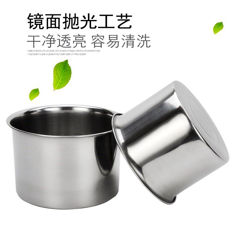 Steel pot baking stainless steel bowl stainless steel pot matte rusty flat sole stew tank with hot pot kitchenware box
