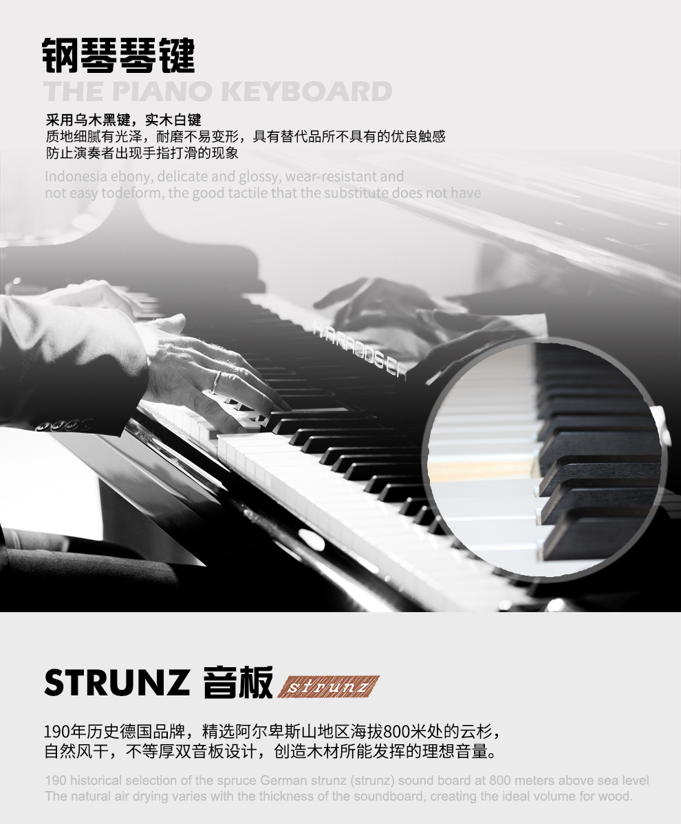 Đàn piano Harold Đức H-6J sê-ri đàn piano thẳng đứng 126 đàn piano nhập khẩu chính gốc đàn piano điện yamaha