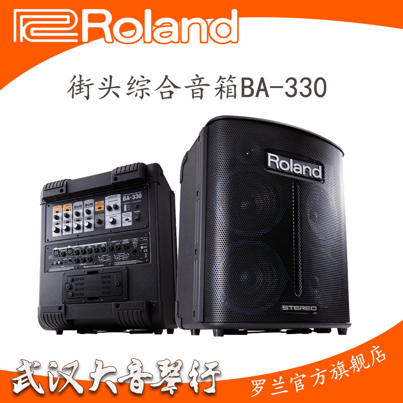 Loa Roland Roland BA-330 Street cầm tay đa chức năng Bàn phím tích hợp Loa trống điện Guitar - Loa loa loa sony xb43