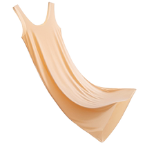 Vest lining skirt anti-seepage and anti-exposure summer ice silk bottoming skirt pajamas nightgown womens thin long dress