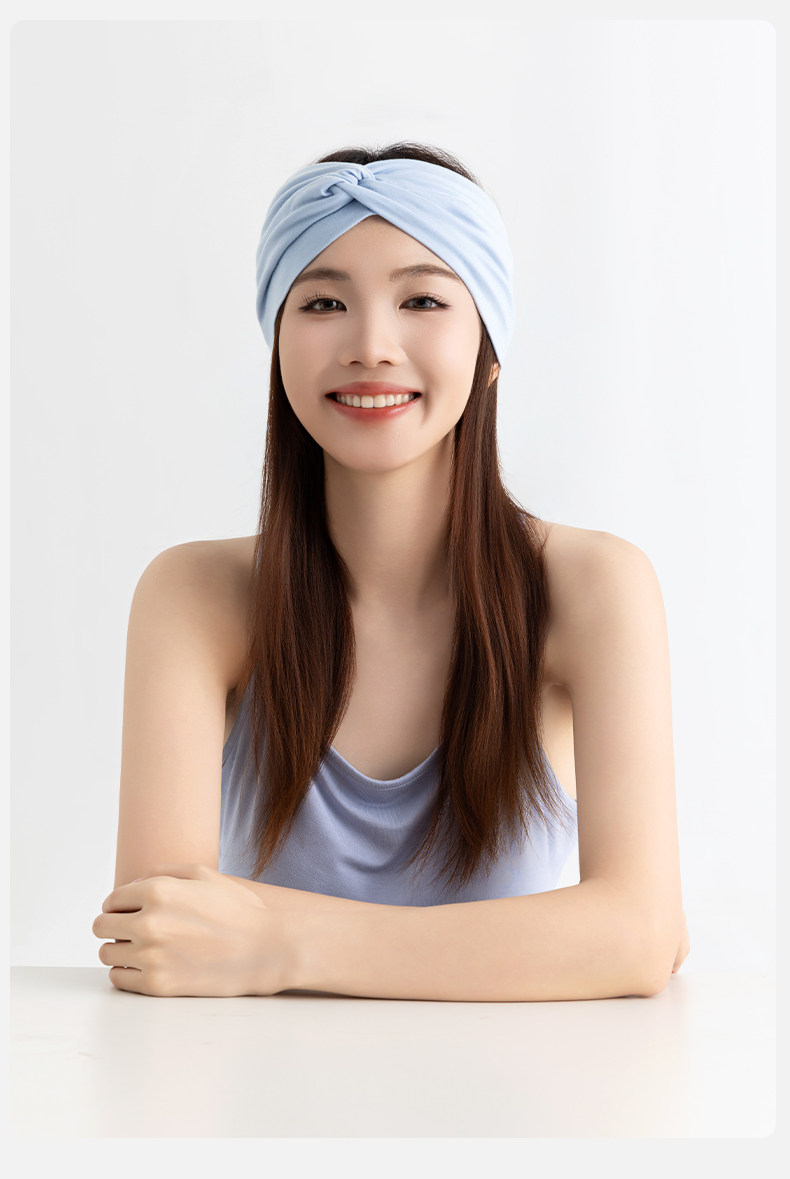 产妇月子发带头巾帽子薄款抑菌防风孕妇透气秋季产后护额头束发带 — 20
