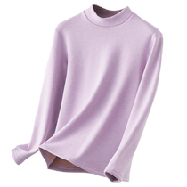 DeRong silk thermal underwear for middle-aged men parents and parents thickened velvet autumn clothes and long trousers set for the elderly.