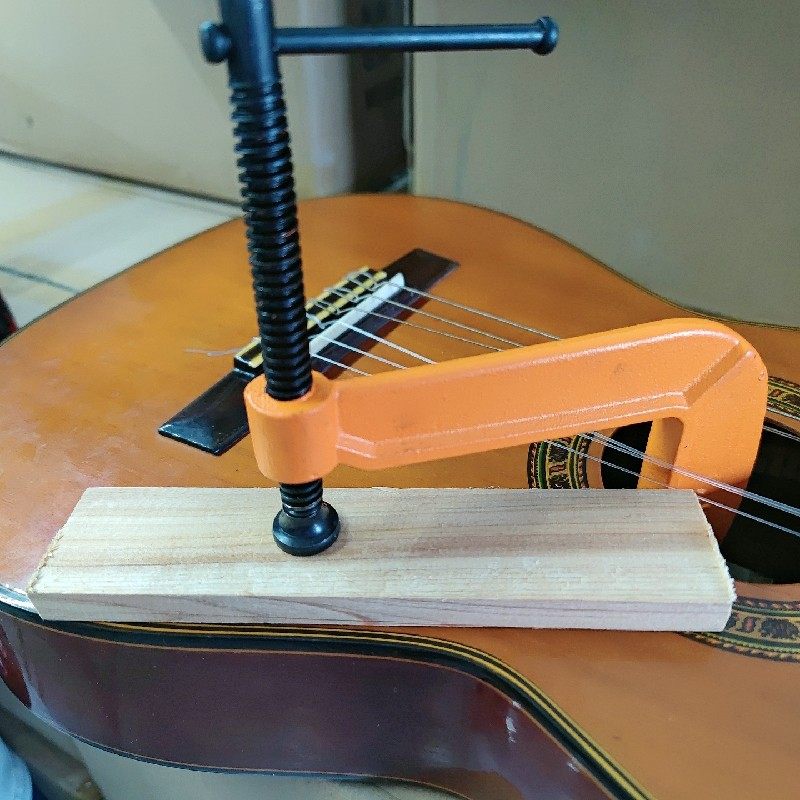 Инструмент для ремонта Qin с фиксированным G-образным зажимом Qin head piano code аксессуары для ремонта музыкальных инструментов базовый ремонт отличный клей