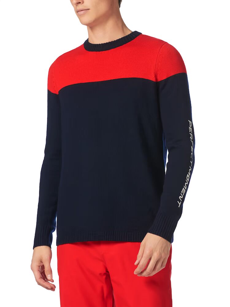 Thâm Quyến Gymstyle x France Perfect Moment Team Áo len len giữ ấm - Áo len thể thao / dòng may áo len cổ cao nam