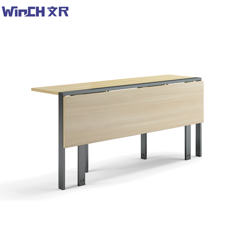 Foldable conference table Simple rectangular company meeting combination Long table School student training table and chair
