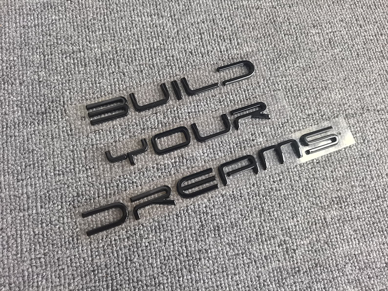 Apply to BYD Yuan PLUS destroyer e2e3e9 achieved dream black after the banner modified Black Samurai car