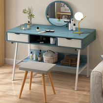 Dressing table Nordic bedroom small house type storage cabinet integrated Net red dressing table modern simple ins style makeup table