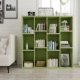 Tủ sách hiện đại đơn giản Bắc Âu Đơn giản màu xanh lá cây kết hợp miễn phí tủ sách sàn tủ sách Sinh viên khóa sáng tạo - Kệ kệ sắt để chậu hoa