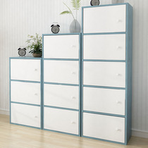 Bookcase bookshelf simple with door locker simple modern storage cabinet free combination cabinet Cabinet cabinet small cabinet
