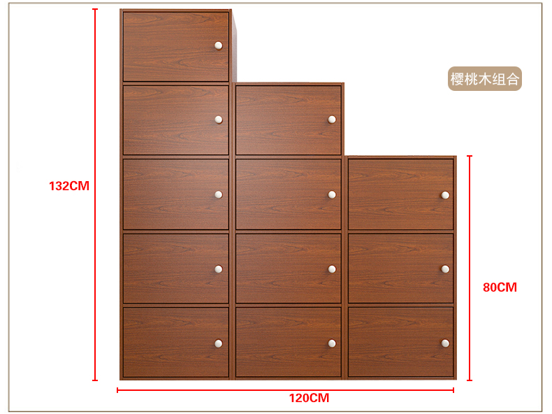 tủ nhỏ gọn châu Âu đơn giản tủ sách tủ sách tủ với cửa ra vào kết hợp miễn phí tủ khóa tủ lưu trữ gỗ - Buồng mẫu tủ nhựa đẹp