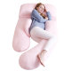 Pregnant woman pillow waist support side sleeping pillow pillow sleeping side sleeping pillow pregnancy U-shaped belly support pillow pregnancy supplies artifact