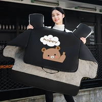 Печать Happy Bear Black [Wing -Wing расширение плюс бархат+карман]