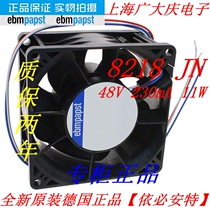 Original German ebm papst 8218 JN 8038 48V 230mA 11W 48V cooling fan