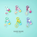 Ювелирное украшение, брелок, аксессуар для сумки, украшение на сумку, градиент, подарок на день рождения