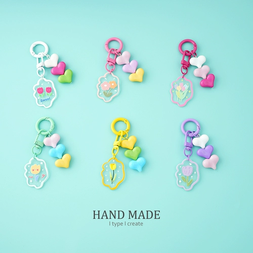 Ювелирное украшение, брелок, аксессуар для сумки, украшение на сумку, градиент, подарок на день рождения