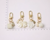 Брелок с бантиком из жемчуга с кисточками, подвеска для ключей