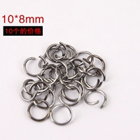 8 пистолетов, черные, открытые 𫔭10 колец для рта【B188