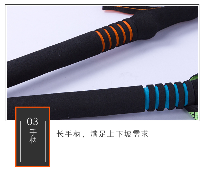Trailblazer ngoài trời trekking cực carbon siêu nhẹ ba gậy mía đi bộ khóa kính thiên văn đi bộ thiết bị leo núi 	bán gậy cho người mù