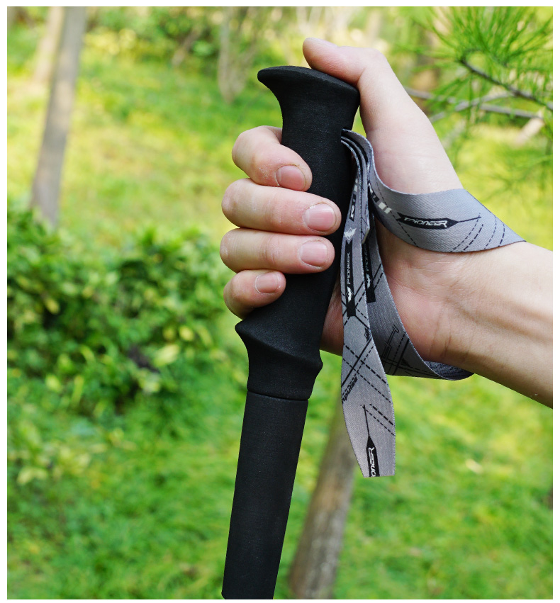 Trailblazer siêu nhẹ carbon trekking cực khóa kính thiên văn sợi carbon đi bộ thiết bị leo núi ngoài trời 	bán gậy cho người mù