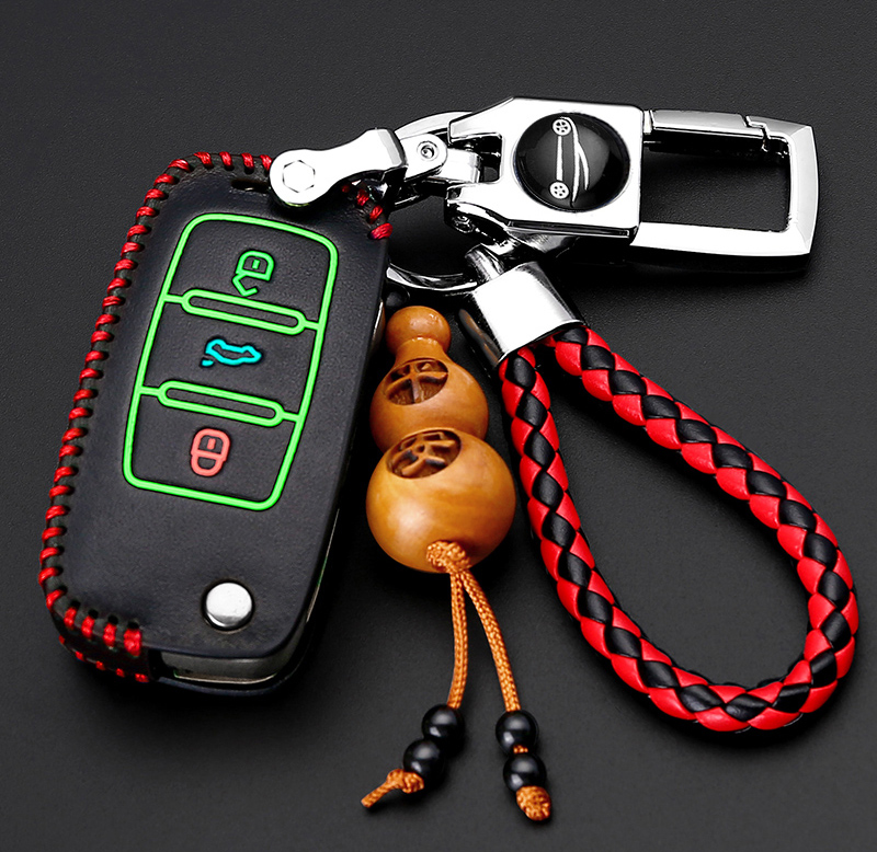 Suitable for Fossil Lavida TiguanPassat Golf 7-speed Teng Lingdu Bora Magotan leather key case