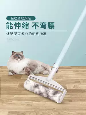 Dog hair Cat hair cleaner Hair removal artifact Pet hair Household clothes Bed carpet floating brush to suck off sticky hair