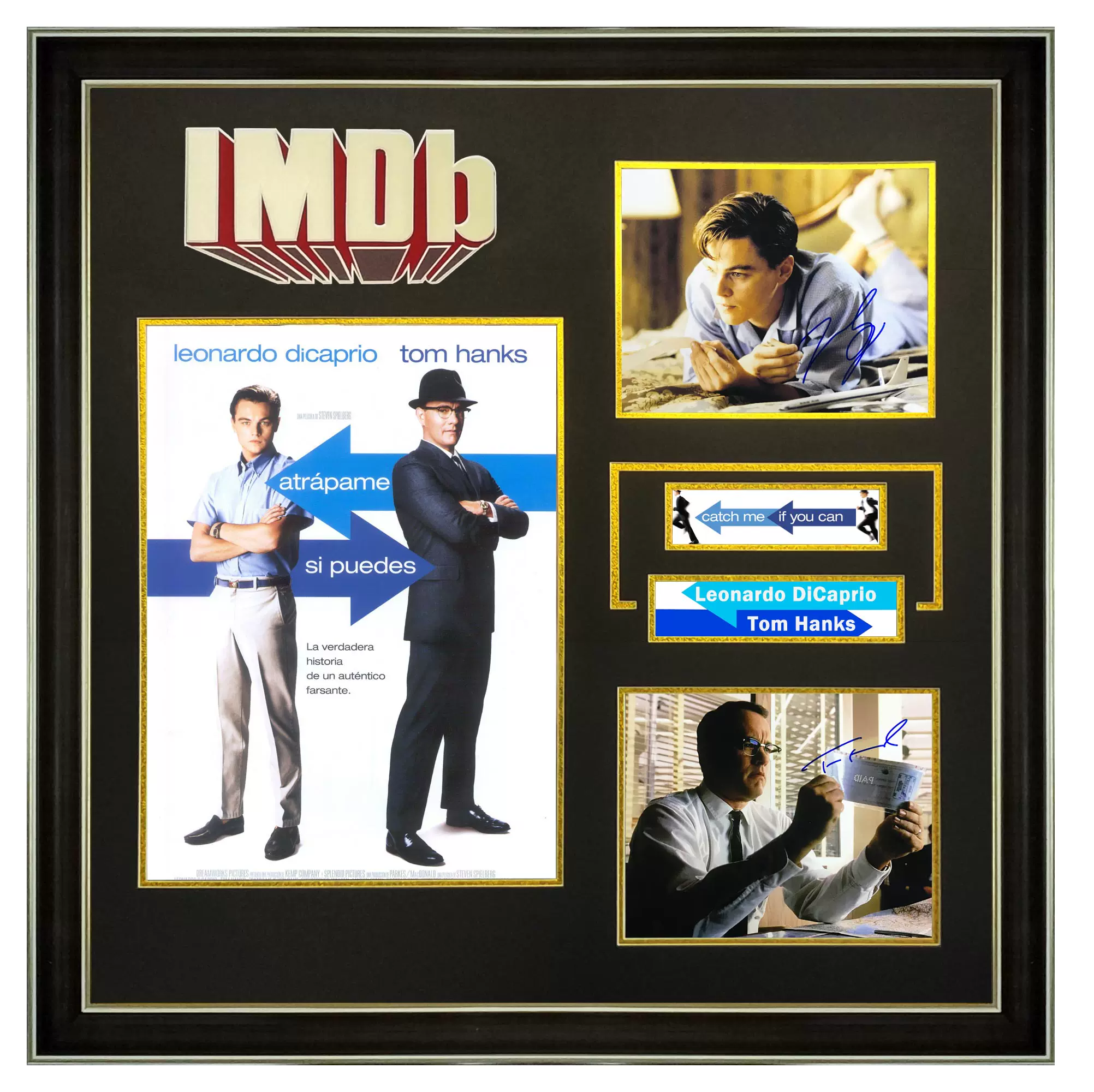 Игра Котик и мышь Леонардо ДиКаприо Том Хэнкс подписали сертификат с IMDB