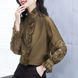 Весенняя элитная рубашка, коллекция 2023, в западном стиле