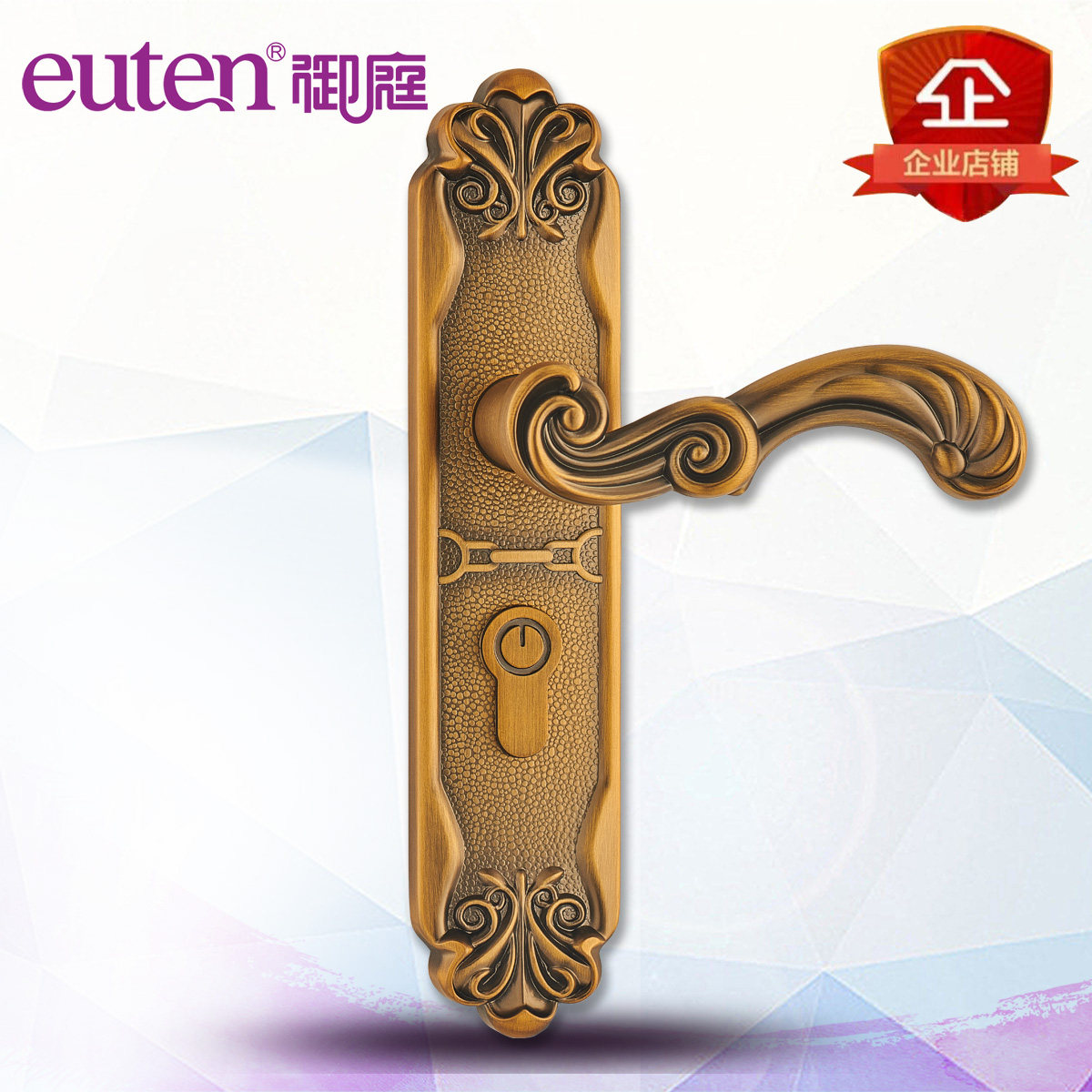 Royal Court Indoor Mute Door Lock European Antique Door Lock White Door Black Door Lock Modern Simple Style Warranty Ten Years