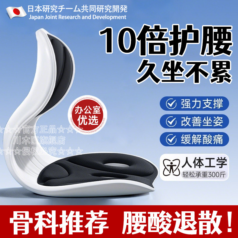 德国护腰久坐神器腰椎间盘突出坐垫专用椅子办公室腰部支撑靠垫托