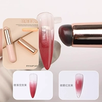 Силиконовая кисть для дизайна ногтей, розовая