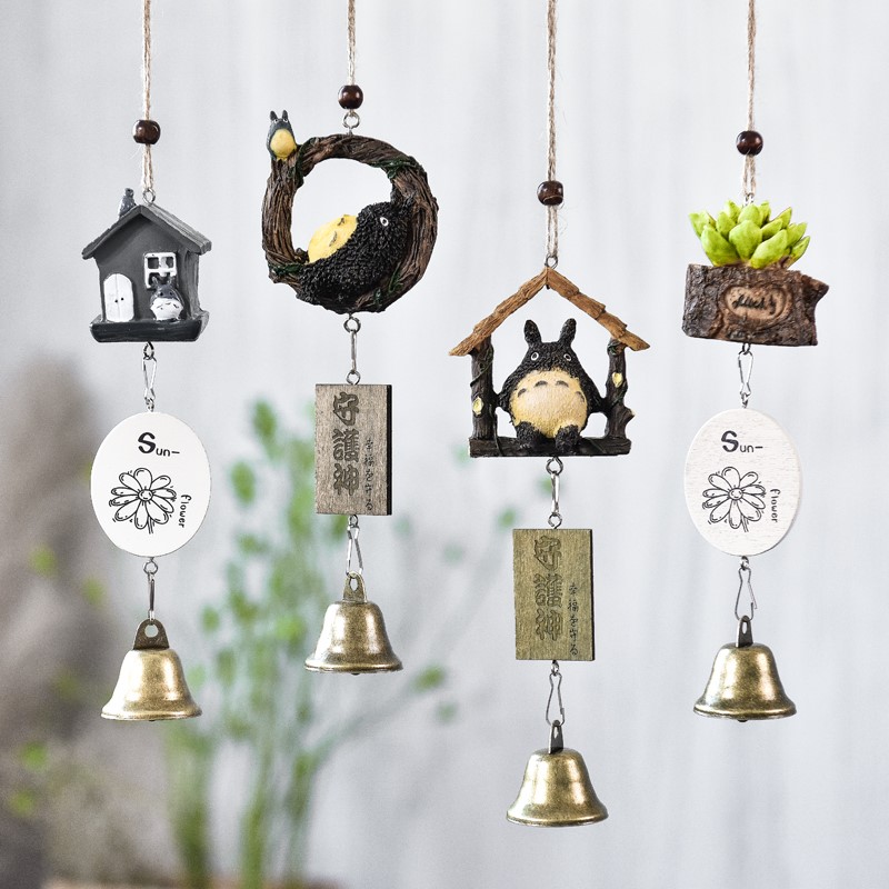 Enter the door to remind the bell shop store reminder bell pendant on the door shop door bell open the door wind chime pendant creative