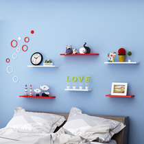 Wall shelf flat partition wall shelf TV background wall decorative frame living room wall hanging bookshelf Wall
