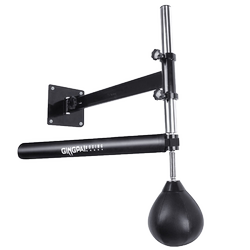 Wall-Mounted Boxing Spinning Stick Target with Adjustable Speed Ball, Wall-Mounted Target for Agility, Dodge, and Reaction Speed Training