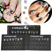 Nail vẽ thực hành cuốn sách hình hoa bút nghiên cứu hướng dẫn tập thể dục cuốn sách người mới vẽ hoa thực hành công cụ đứng cung cấp - Công cụ Nail