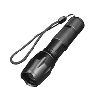T6 strong light flashlight zoom LED outdoor waterproof riding self-defense multifunctional long-range charging direct charge flashlight