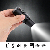 Foreign trade LED focusing T6 strong light flashlight outdoor waterproof lighting mini portable long-range flashlight with magnet