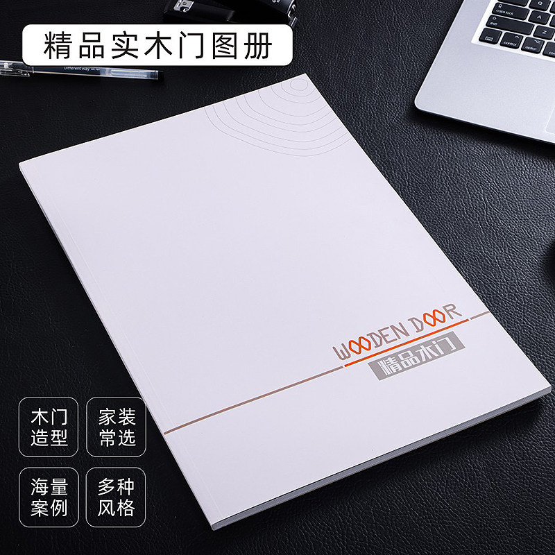 Solid wood paint door booklet design whole wooden custom booklet high-end log bedroom wooden decoration interior door