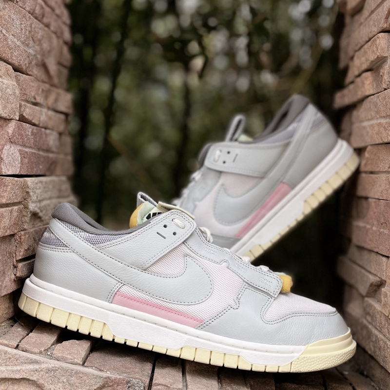 Nike/Nike Dunk Low White and Green Deconstructed Retro Low-Top Men's Sneakers 0821 7067 0639