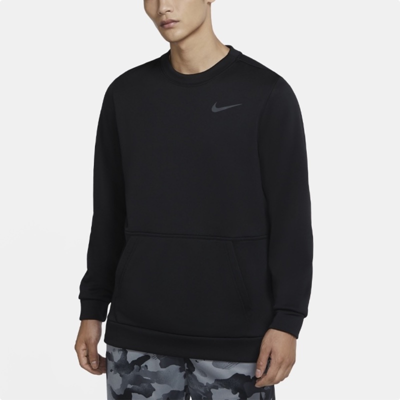 Nike/Nike Men's Round Neck Sports Running Casual Training Fleece Long-Sleeved Pullover Sweatshirt Cu7272